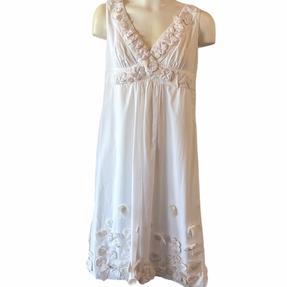 Vintage Fendi Appliqué Flower Dress! made in Italy - Picture 8 of 15